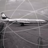 OO-SRA - Sud Aviation SE 210 Caravelle at Brussels in 1974