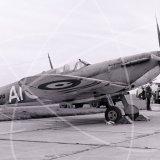 N3313 - Supermarine Spitfire at Duxford in 1968