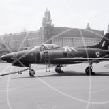 XF114 - Supermarine Swift F-7 at Heathrow in 1965
