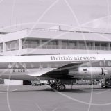 G-AOHT - Vickers Viscount 802 at Newcastle in 1975