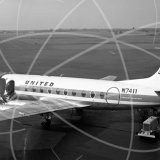 N7411 - Vickers Viscount V745 at Richmond, Virginia in 1961