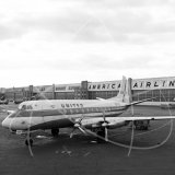 N7413 - Vickers Viscount V745 at Newark in 1963